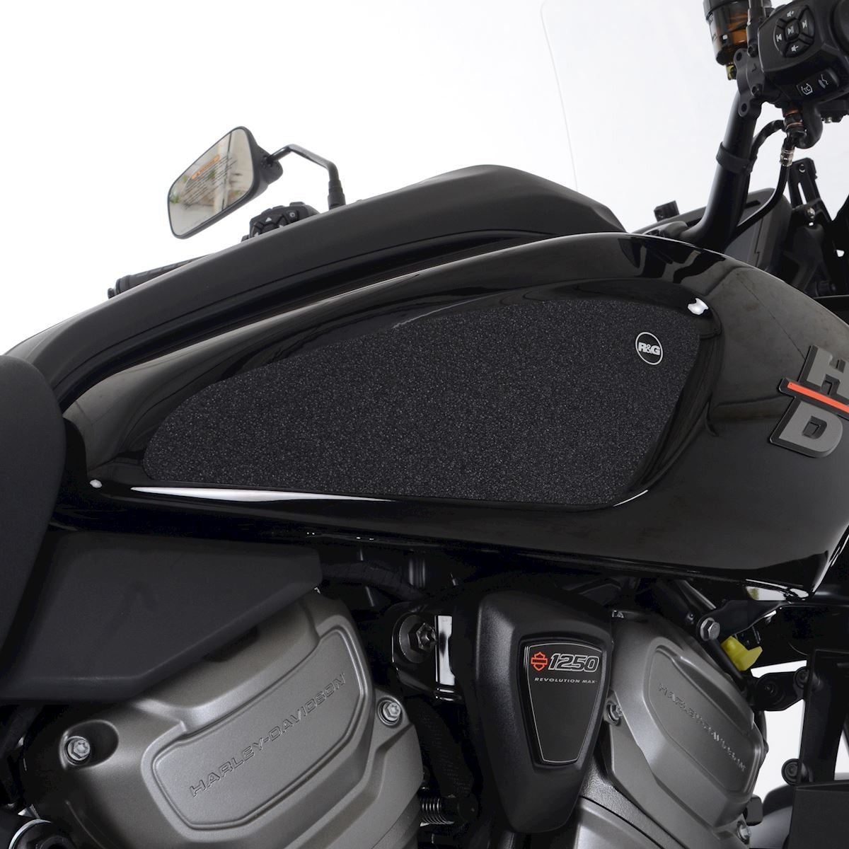 Kit 2pz.adesivi anti-scivolo serbatoio Harley-Davidson Pan America (Special) '21- - trasparente