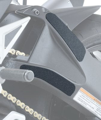 Kit 3pz.adesivi anti-scivolo paratacco Buell EBR1190RX / SX nero