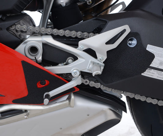 Kit 3pz.adesivi anti-scivolo paratacco DUCATI Panigale V4(S) '18- / V4R '19- - nero