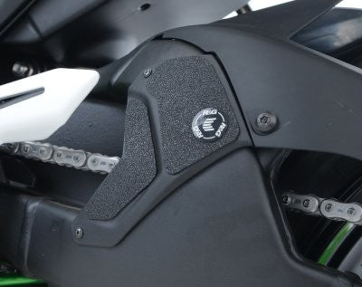 Kit 3pz.adesivi anti-scivolo paratacco Kawasaki H2/H2R - nero
