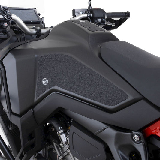 Kit 3pz.adesivi anti-scivolo serbatoio Honda Africa Twin '20- - nero