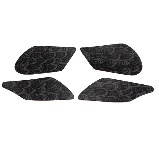 kit 4 pezzi protezioni serbatoio racing R&G logo -Kawasaki Ninja 300 '13-, Z300 '15-