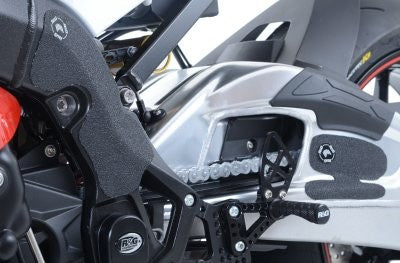 kit 4pz.adesivi anti-scivolo paratacco BMW S1000RR '15-'18 / S1000R '17-'20 nero (forcellone e telaio)