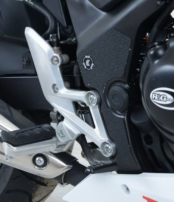 kit 4pz.adesivi anti-scivolo paratacco HONDA CBR300R - nero (solo telaio)
