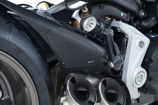 kit 4pz.adesivi anti-scivolo paratacco DUCATI Diavel 1260(S) '21- / X-Diavel / X-Diavel S - nero