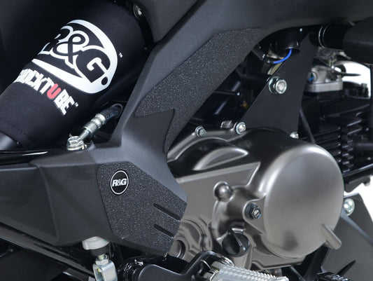 kit 4pz.adesivi anti-scivolo paratacco Kawasaki Z125 - nero (solo telaio)