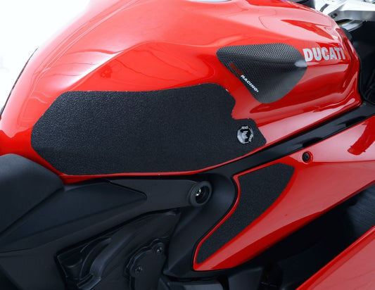 Kit 4pz.adesivi anti-scivolo serbatoio DUCATI 899/959/1199/1299/V2 PANIGALE, Supersport 950 - nero