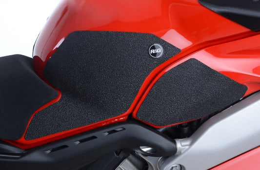 Kit 4pz.adesivi anti-scivolo serbatoio DUCATI Panigale V4 / V4S '18-'21 / Speciale / V4R '19-'20 / Streetfighter V4 '20- - trasparente