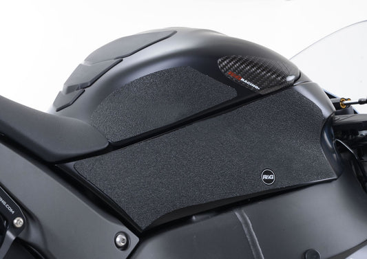 Kit 4pz.adesivi anti-scivolo serbatoio KAWASAKI ZX10R '16-'20 (no edizione invernale) - trasparente