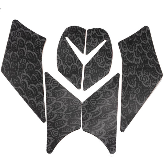 kit 6 pezzi protezioni serbatoio racing R&G logo -Kawasaki ZX10R '16- (Winter Edition)