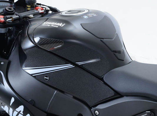 Kit 6pz.adesivi anti-scivolo serbatoio KAWASAKI ZX10R '16-'20 (edizione invernale) - trasparente
