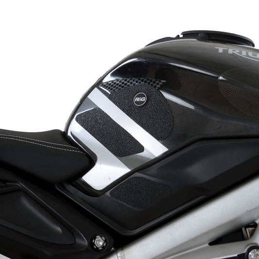 Kit 6pz.adesivi anti-scivolo serbatoio Triumph Daytona Moto2 765 - trasparente