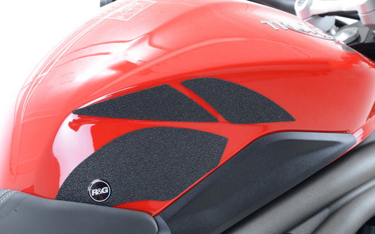 Kit 6pz.adesivi anti-scivolo serbatoio TRIUMPH Speed Triple 1050 11/15 / Speed Triple S/R '16-'17 - trasparente