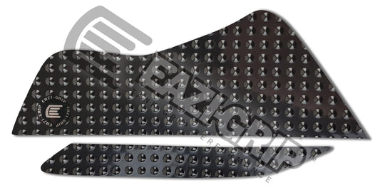 Adesivi antiscivolo per serbatoio moto BMW R1200GS RALLYE 2017-2018 colore Nero, tipo Eazi-Grip EVO