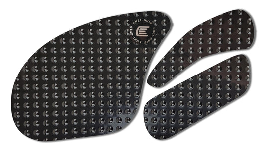 Kit adesivi antiscivolo paraserbatoio KAWASAKI ZX6R 2005-2006 colore Nero, tipo Eazi-Grip EVO