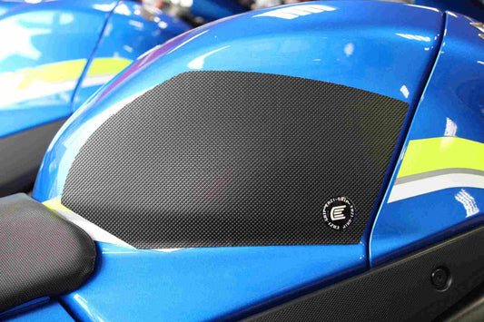 Antiscivolo serbatoio moto Suzuki GSXR1000 2017-2022 colore Nero, tipo Eazi-Grip SIL