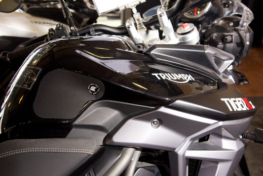Adesivi antiscivolo moto Triumph TIGER 800 2015-2021 colore Trasparente, tipo Eazi-Grip EVO