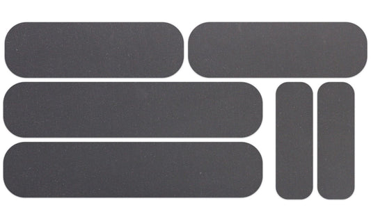 Kit adesivi antiscivolo paraserbatoio UNIVERSAL MINI STRIPS colore Nero, tipo Eazi-Grip SIL