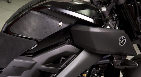 Adesivi grip serbatoio moto Yamaha MT-125 2014-2019 colore Trasparente, tipo Eazi-Grip PRO