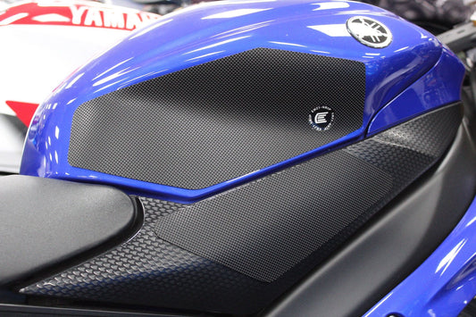 Adesivi antiscivolo moto Yamaha YZF-R6 2008-2016 colore Nero, tipo Eazi-Grip PRO
