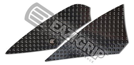 Kit adesivi antiscivolo paraserbatoio Yamaha YZF-R6 2017-2022 colore Nero, tipo Eazi-Grip EVO