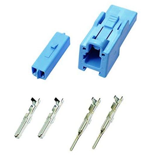 kit connettori frecce HONDA 2pin, azzurro