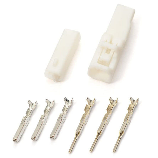 kit connettori frecce HONDA 3pin, 050-TYPE, bianco