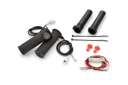 Kit manopole riscaldate moto Harley Davidson (96UP, 08UP) terminale chiuso/controllo mecc. - con interruttore