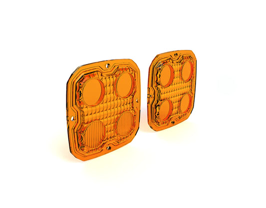 LENTE FANALE D4 RICAMBIO - AMBRA