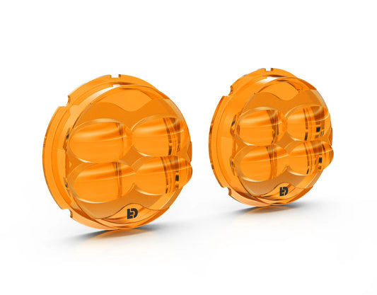 LENTE FANALE FENDINEBBIA D3 RICAMBIO - AMBRA