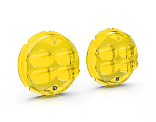 LENTE FANALE FENDINEBBIA D3 RICAMBIO - GIALLO