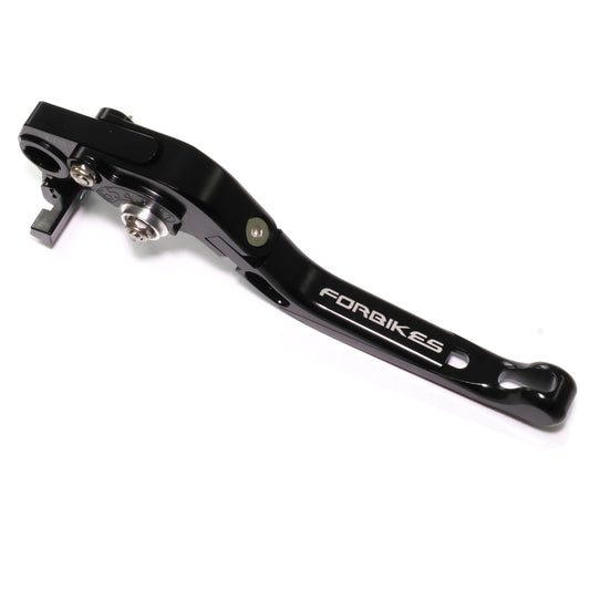 Leva freno "Syncro" regolabile e reclinabile, modello per Honda pan European STX 1300 e VFR 1200 finale leva Nero, colore Nero