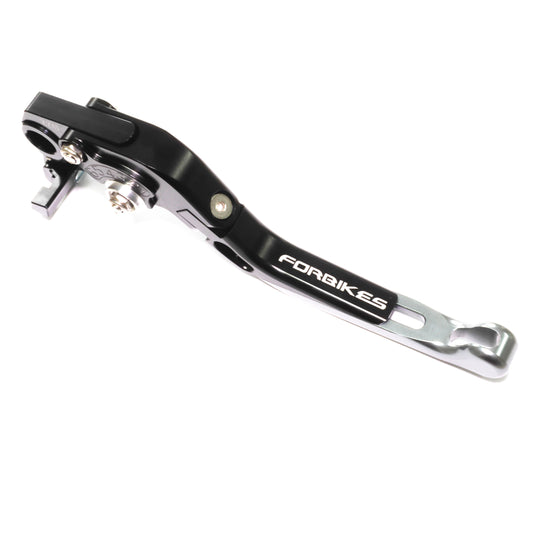 Leva freno moto "Syncro" regolabile e reclinabile, modello per Honda CBR 250 finale leva Alluminio, colore Nero