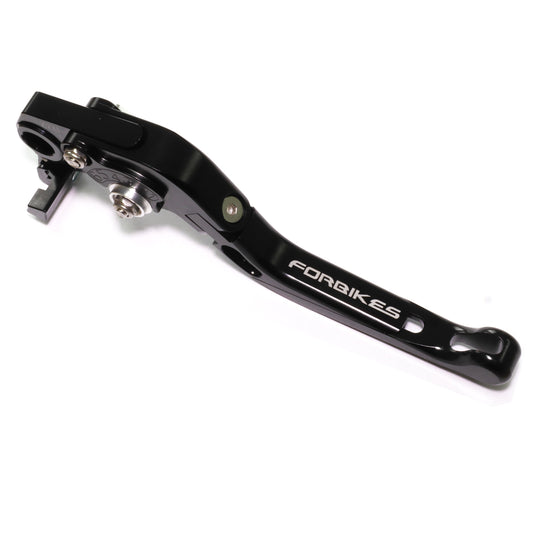 Leva freno moto "Syncro" regolabile e reclinabile, modello per Honda CBR 250 finale leva Nero, colore Nero