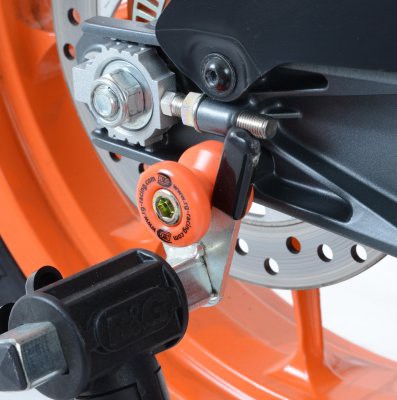 M10 nottolini cav. post. Z750 fino a '06, ZX10-R fino a '07, & ZX12-R / KTM RC125/200/390 / Z250SL / Ninja 250 SL / Ninja 125 / Z125 '19- & RC125/200/390 - bianco