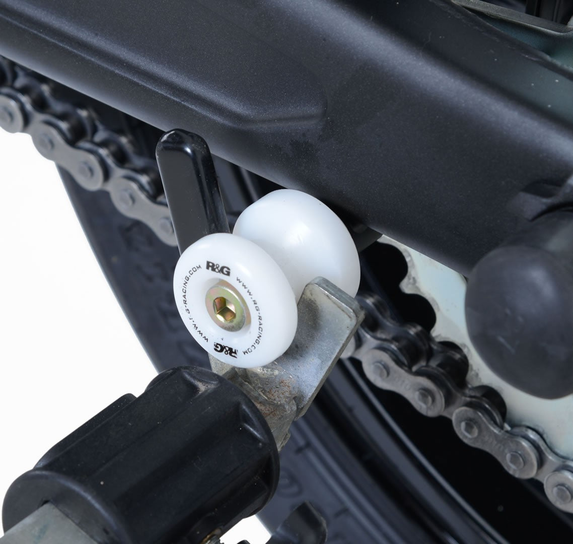 M8 nottolini cavalletto posteriore bianco