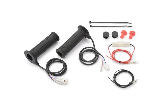 Kit manopole riscaldate moto manubri 22,2mm terminale aperto/controllo mecc. con spie e spegnimento automatico