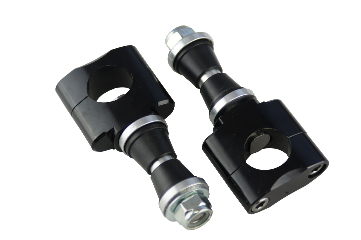Morsetti manubrio 28,6 mm fissaggio silent block conici