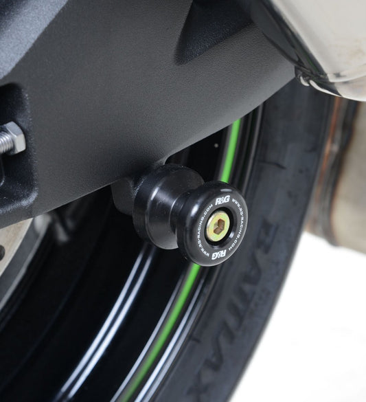nottolini cavalletto posteriore per Kawasaki ZX10-R '16- / ZX-10RR '21- / Suzuki SV650 '16- / Suzuki SV650X (bianco)