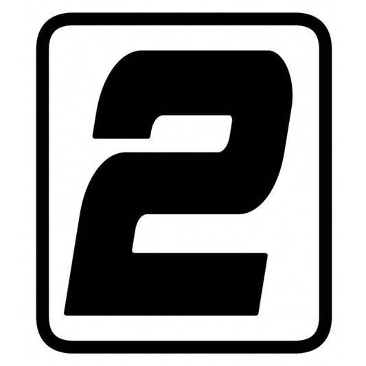 ADESIVO SINGOLO NUMERO "2" - Senza Categoria