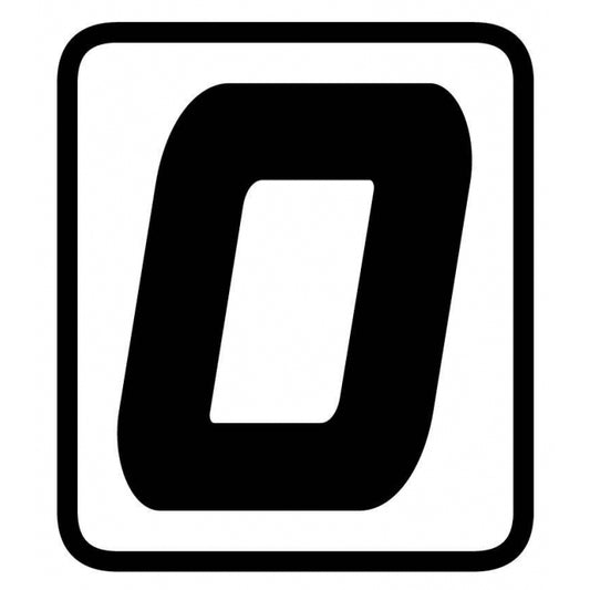 ADESIVO SINGOLO NUMERO "0" - Senza Categoria