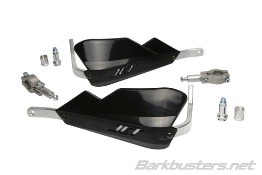Paramani JET Barkbusters - Due punti di fissaggio (dritto 22mm) - NERO