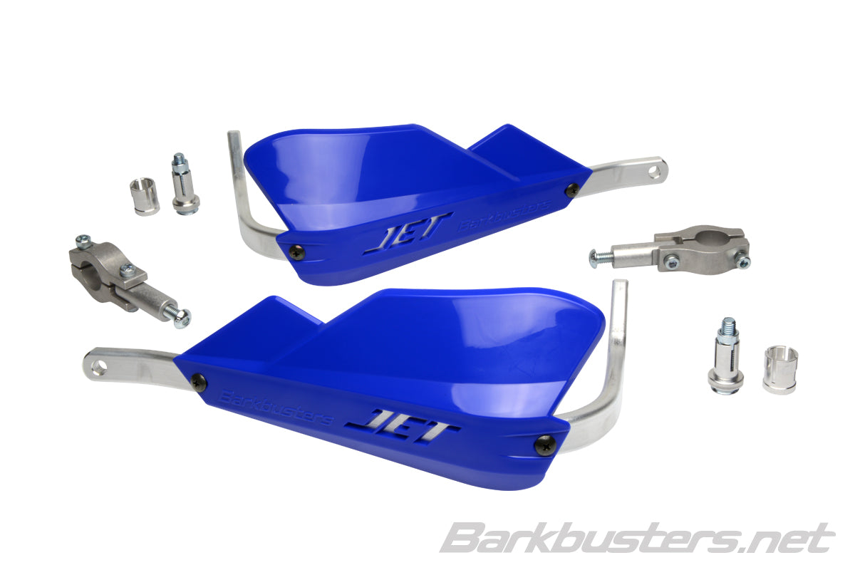 Paramani JET Barkbusters - Due punti di fissaggio (dritto 22mm) - BLU