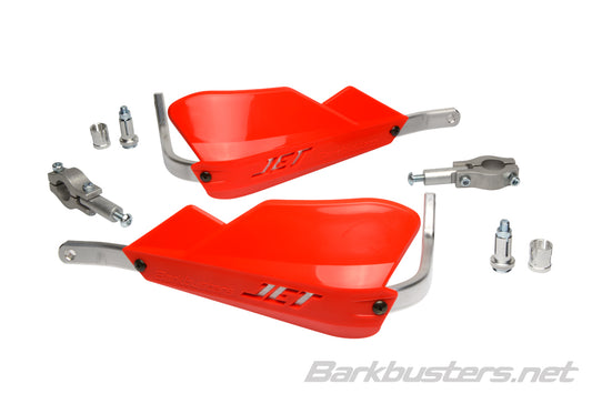 Paramani JET Barkbusters - Due punti di fissaggio (dritto 22mm) - ROSSO