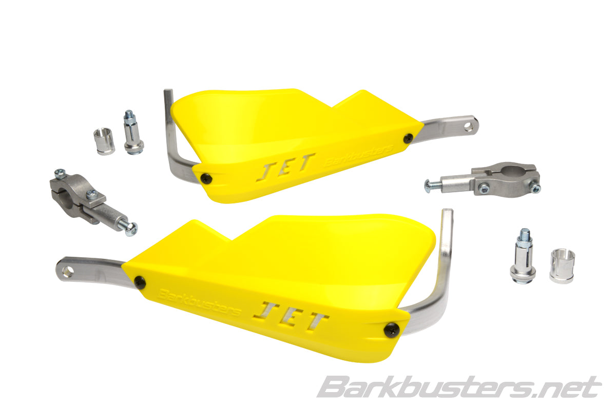 Paramani JET Barkbusters - Due punti di fissaggio (dritto 22mm) - GIALLO