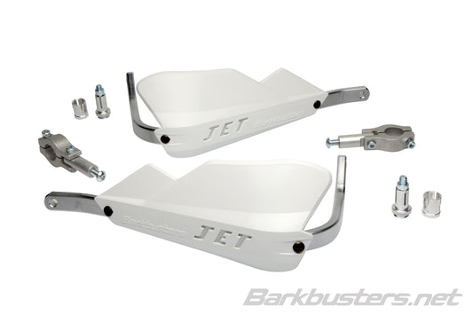 Paramani JET Barkbusters - Due punti di fissaggio (dritto 22mm) - BIANCO