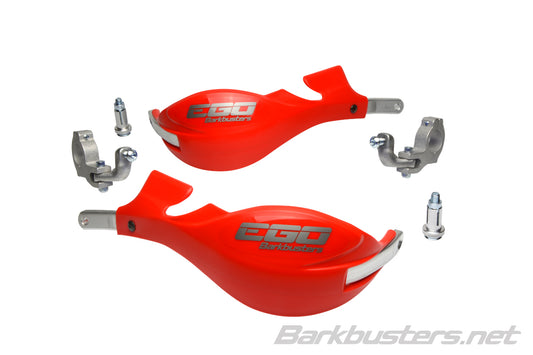 Paramani EGO Barkbusters - due punti di fissaggio (conico) - ROSSO
