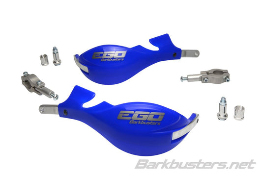 Paramani EGO Barkbusters - Due punti di fissaggio (dritto 22mm) - BLU