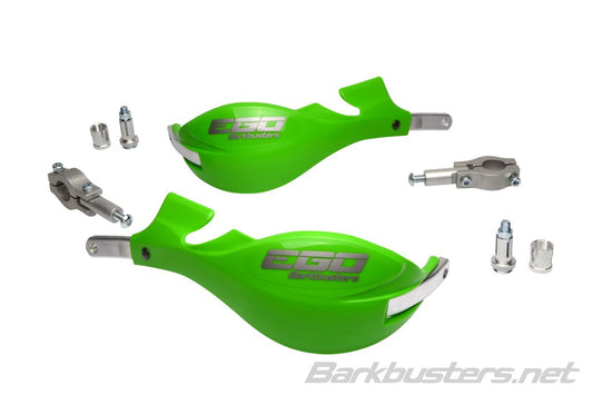 Paramani EGO Barkbusters - Due punti di fissaggio (dritto 22mm) - VERDE