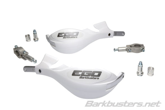 Paramani EGO Barkbusters - Due punti di fissaggio (dritto 22mm) - BIANCO